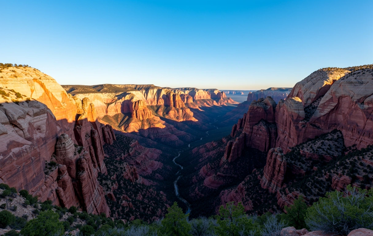 View of Southern Utah landscape